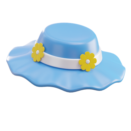 Chapeau de plage  3D Icon