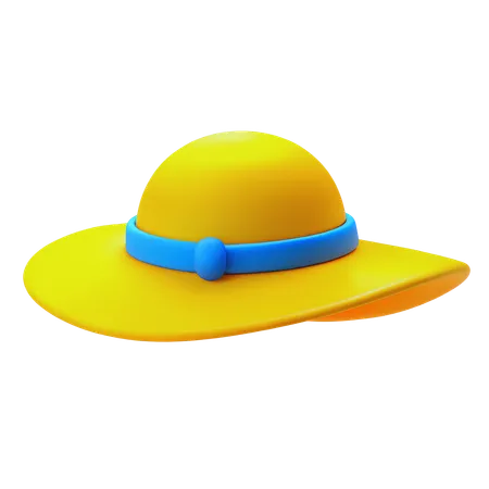 Chapeau de plage  3D Icon