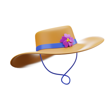 Chapeau de plage  3D Icon