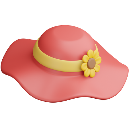 Chapeau de plage  3D Icon