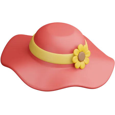 Chapeau de plage  3D Icon