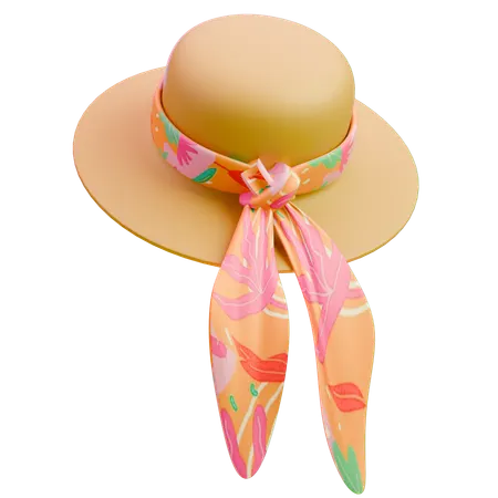 Chapeau de plage  3D Icon