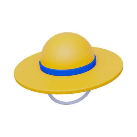 Chapeau de plage  3D Icon