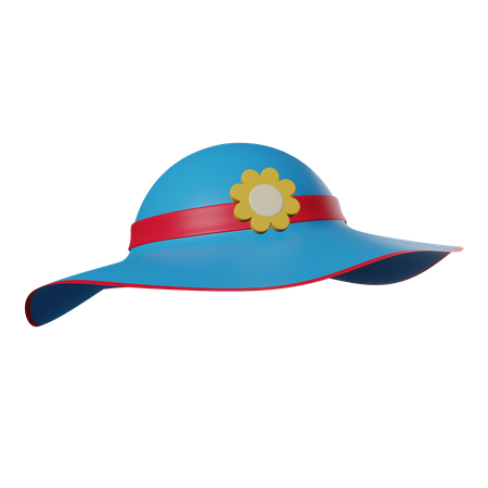 Chapeau de plage  3D Icon