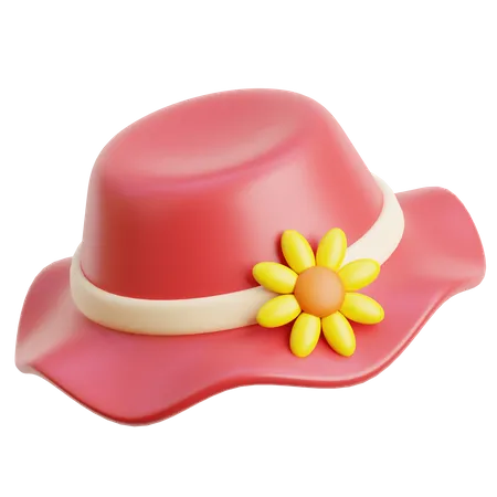 Chapeau de plage  3D Icon