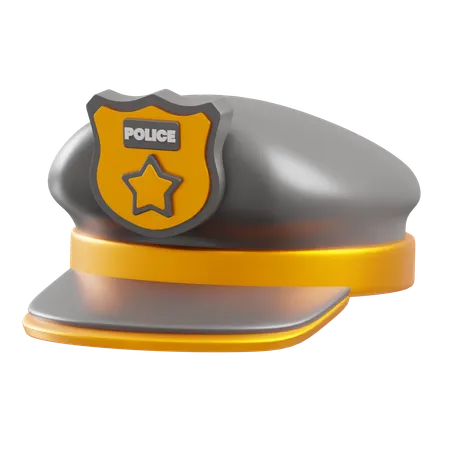 Chapeau de police  3D Icon