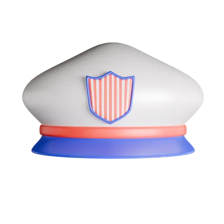 Chapeau de police  3D Icon