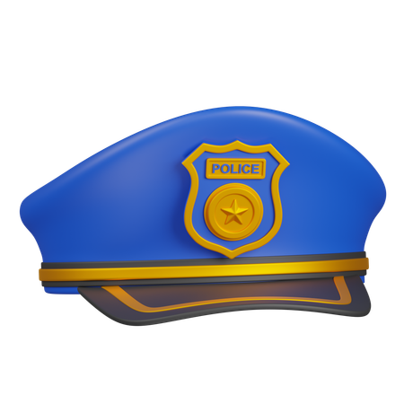 Chapeau de police  3D Icon