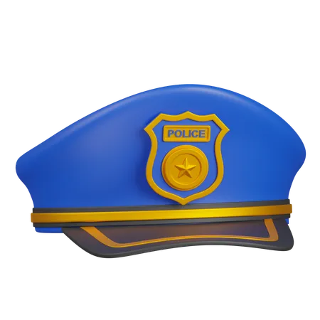 Chapeau de police  3D Icon