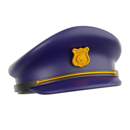 Chapeau de police  3D Icon
