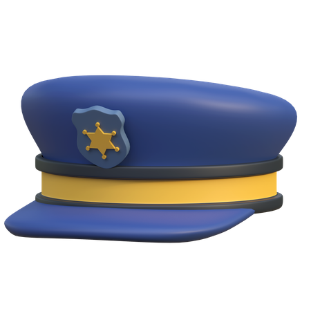 Chapeau de police  3D Icon