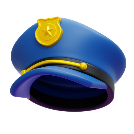 Chapeau de police  3D Icon