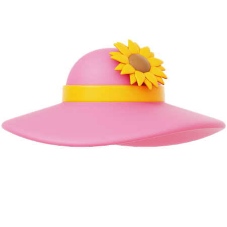 Chapeau de printemps  3D Icon