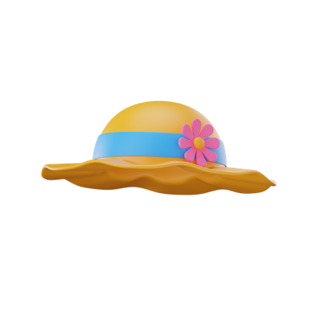 Chapeau de printemps  3D Icon