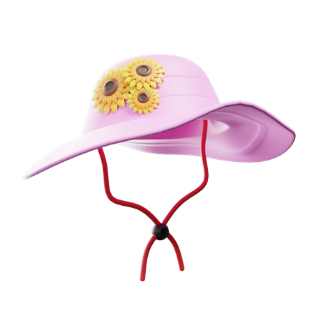 Chapeau de printemps  3D Icon