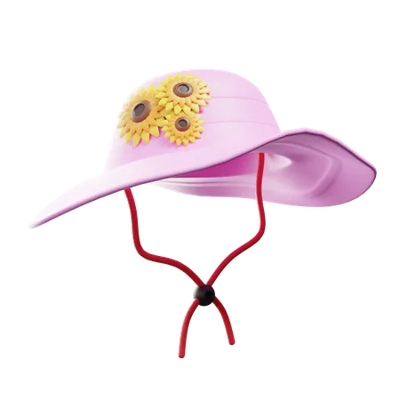 Chapeau de printemps  3D Icon