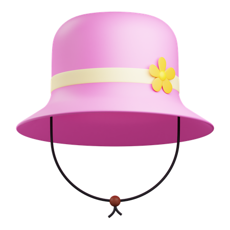 Chapeau de printemps  3D Icon