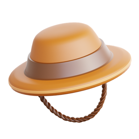 Chapeau de randonnée  3D Icon