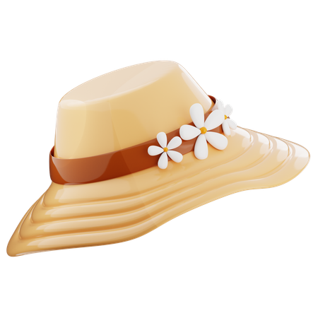 Chapeau de soleil  3D Icon