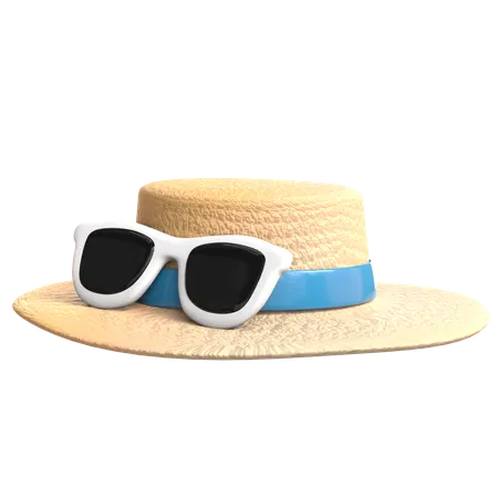 Chapeau de soleil  3D Icon