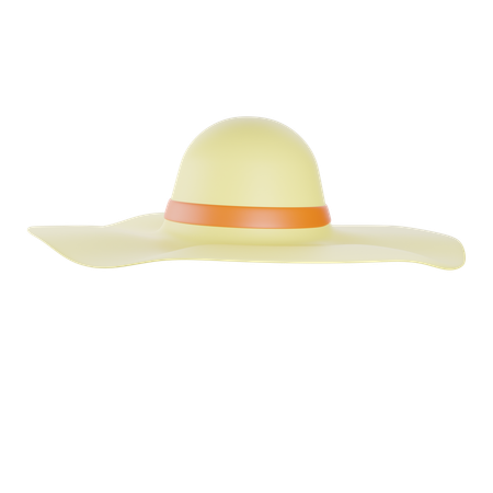 Chapeau de soleil  3D Icon