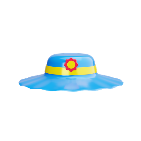 Chapeau de soleil  3D Icon