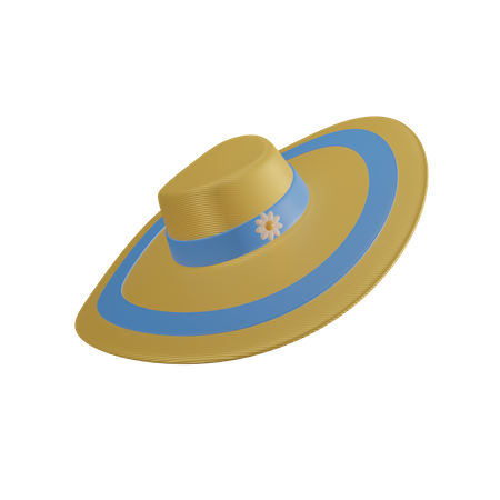 Chapeau de soleil  3D Icon