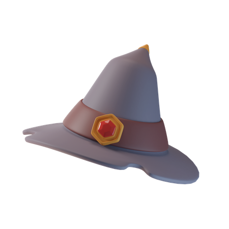 Chapeau de sorcier  3D Icon