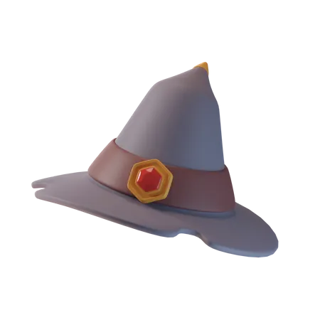 Chapeau de sorcier  3D Icon