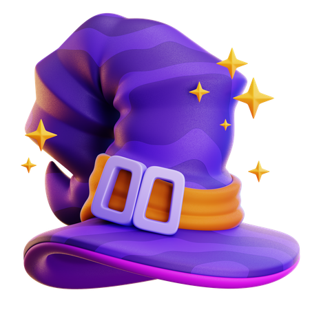 Chapeau de sorcière  3D Icon