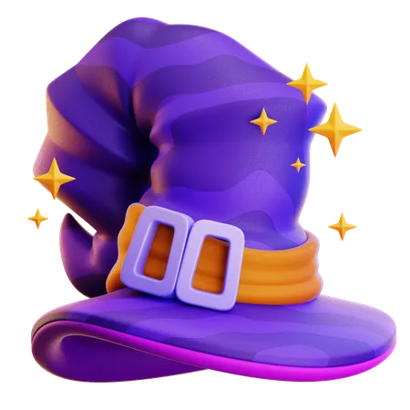 Chapeau de sorcière  3D Icon