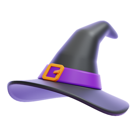 Chapeau de sorcière  3D Icon