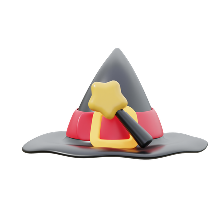 Chapeau de sorcière  3D Icon