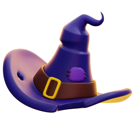 Chapeau de sorcière  3D Icon