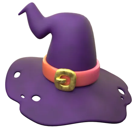 Chapeau de sorcière  3D Icon