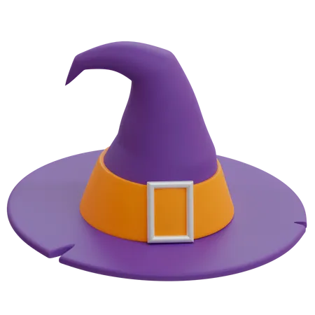 Chapeau de sorcière  3D Illustration