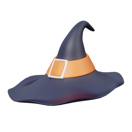 Chapeau de sorcière  3D Illustration