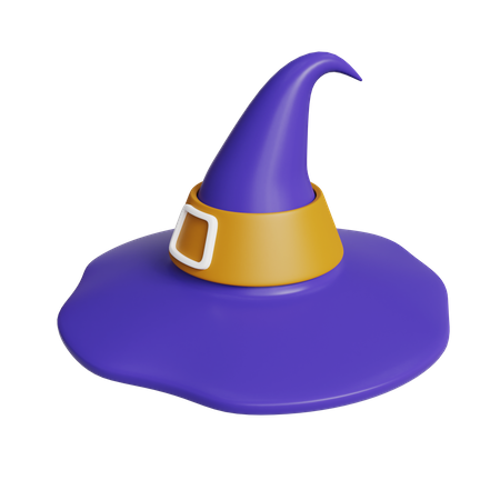 Chapeau de sorcière  3D Icon