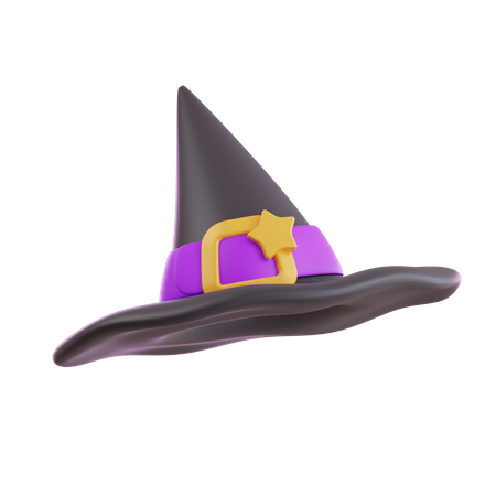 Chapeau de sorcière  3D Icon