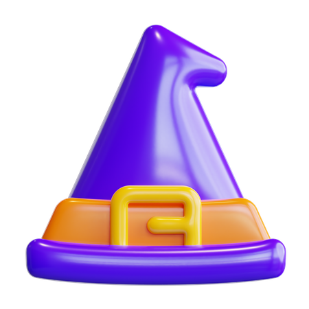 Chapeau de sorcière  3D Icon