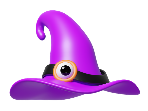 Chapeau de sorcière  3D Icon