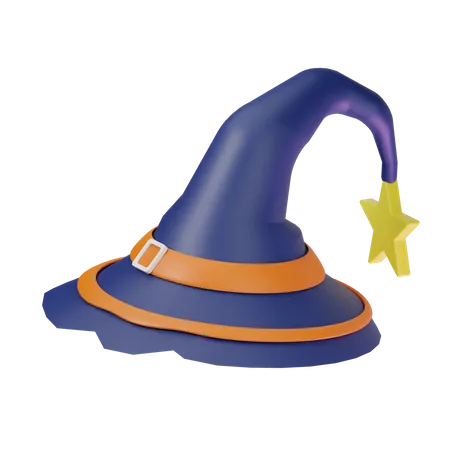 Chapeau de sorcière  3D Icon