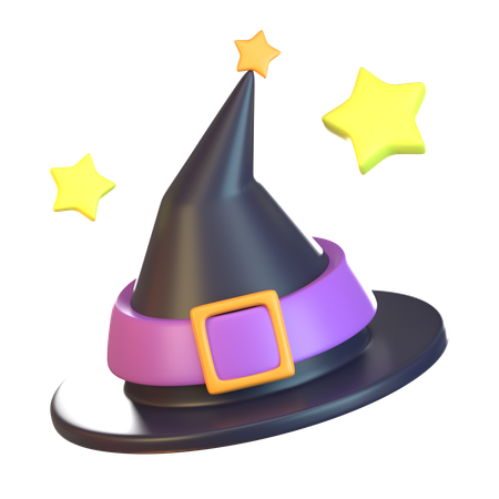 Chapeau de sorcière  3D Icon