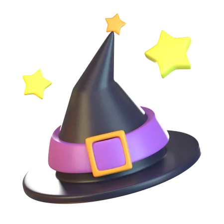 Chapeau de sorcière  3D Icon