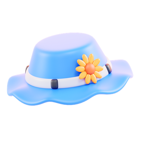 Chapeau de voyage  3D Icon