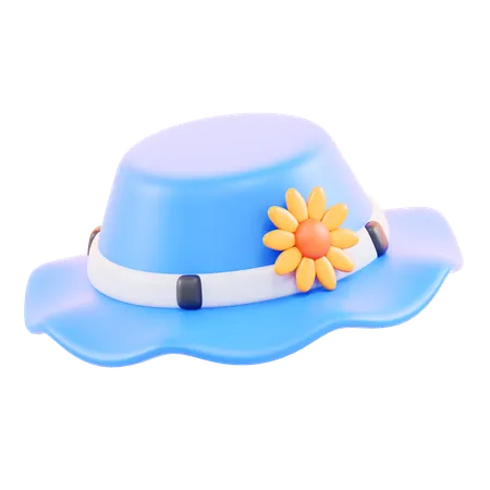 Chapeau de voyage  3D Icon