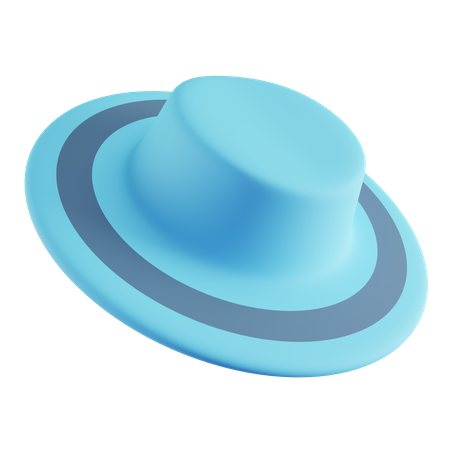 Chapeau de voyage  3D Icon