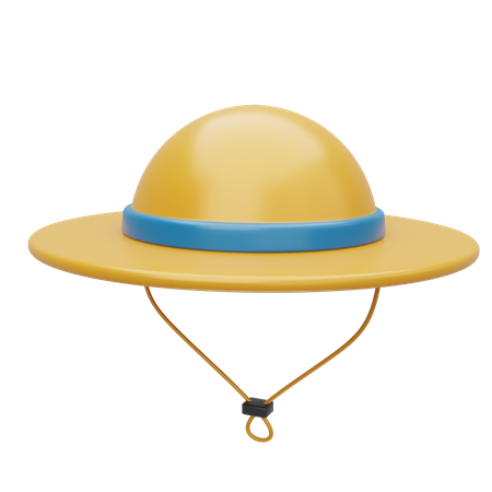 Chapeau d'été  3D Icon