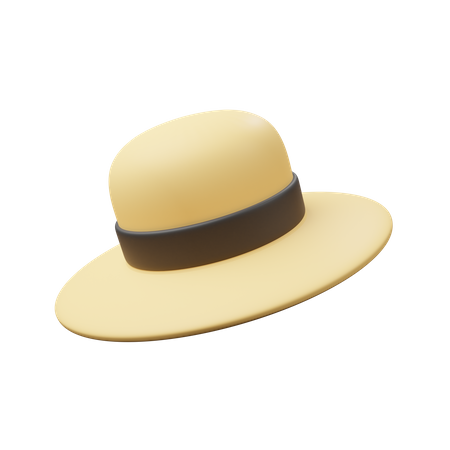 Chapeau d'été  3D Icon