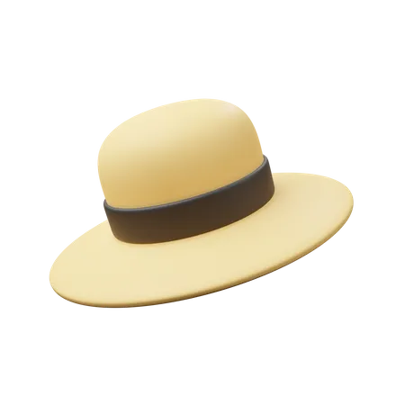 Chapeau d'été  3D Icon